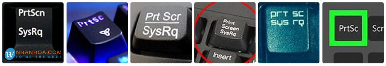 Phím PrtSc trên bàn phím